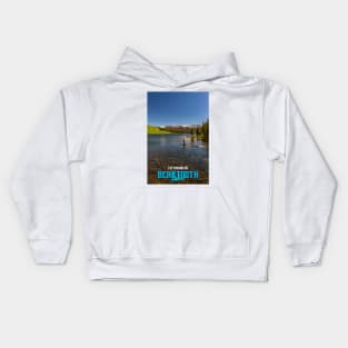 Beartooth Highway Wyoming and Montana Kids Hoodie